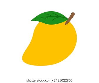 mango illustration for coloring book template, mango for kids worksheet printable