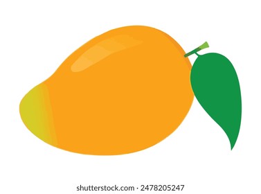 An mango isolated on white background