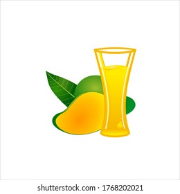 mango juice icon vector illustration 