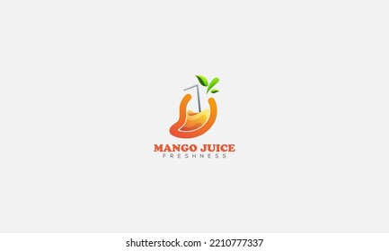 Mango Juice Modern Gradient Colorful Logo