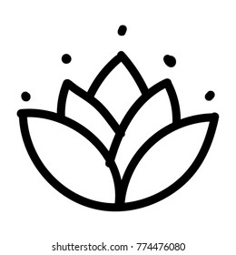 Mango Leaves Illustration. Hand drawn Icon.