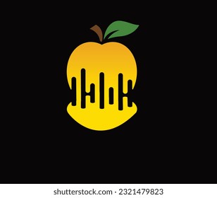 
mango logo. abstract mango logo design 