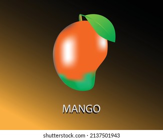 Logo de mango o ilustración vectorial de banderas 