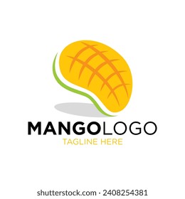 Diseño del logotipo de mango. Sencillo y moderno. Ilustración del vector