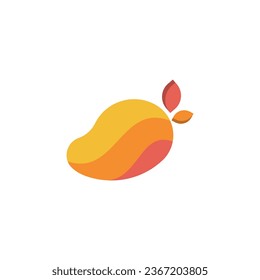 imagen vectorial de diseño de logotipo de mango