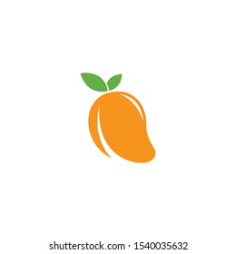 Mango logo flat design vector template