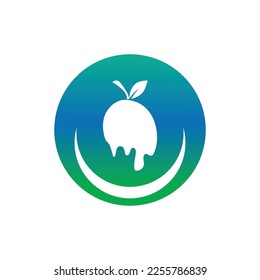 Plantilla de diseño vectorial del logotipo de mango y diseño de símbolos
