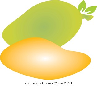 Mango-Logo Food-vektor-Vorlage