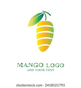 El logo del mango es fresco y sencillo