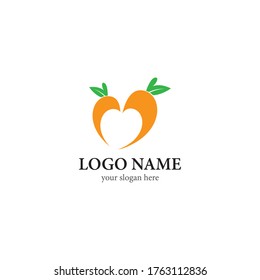 Diseño de icono vectorial de la plantilla de logotipo de mango