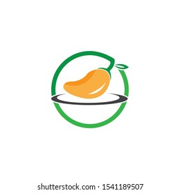 mango logo template vector illustration design