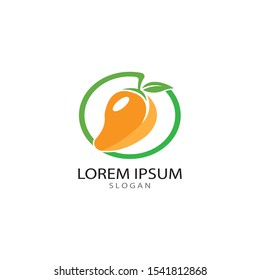 mango logo template vector illustration design
