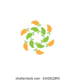 mango logo template vector illustration design