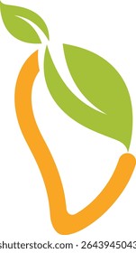 Mango Logo Vector Art Icon and Graphics