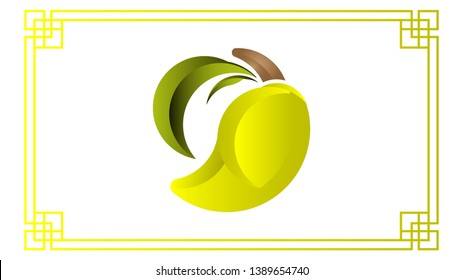 Mango logo vector concept EPS10
