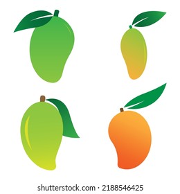 mango logo vector icon template
