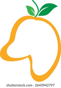 mango logo Vector illustration of fresh fruit