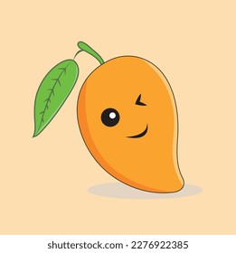 Mango mascot cartoon character vector design illustration collection