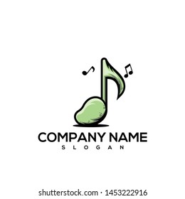 mango music logo design vector