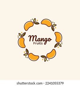 Diseño del logotipo del concepto de ornamento de mango