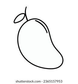 Diseño de iconos de contorno de mango.  Ilustración vectorial.