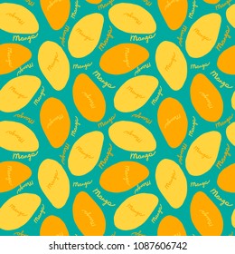 Mango, seamless pattern for your design