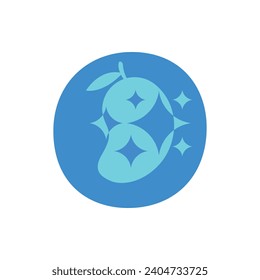 Mango shine 2 logo. Simple, unique, modern.