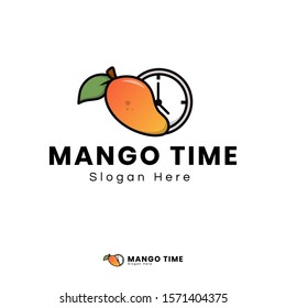 mango time logo vector ready to use
