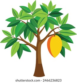  mango tree illustration Vector file