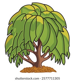 Mango Trees Nature doodle art