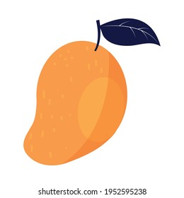 mango tropical fruit icon isolated