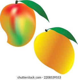 Mango Vector Artwork. Dies ist eine eps-Datei.