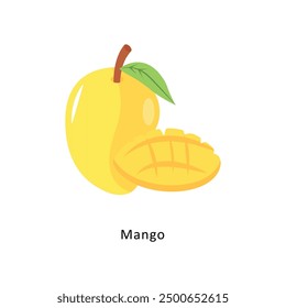 Vector de mango Icono plano Ilustración de diseño Símbolo sobre fondo blanco EPS 10 Archivo