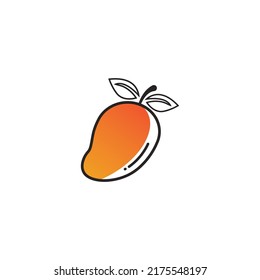 Mango vector icon. illustration logo template