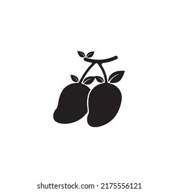 Mango vector icon. illustration logo template
