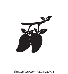Mango vector icon. illustration logo template
