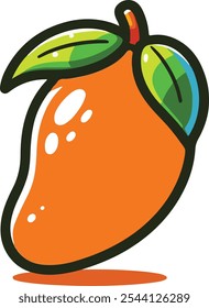 mango Vector illustration healthy fruit 