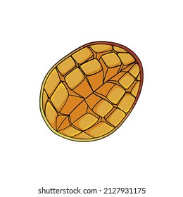 Ilustración vectorial de mango aislada en fondo blanco.