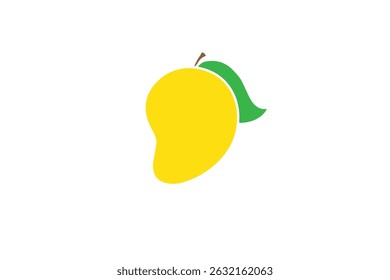 a mango vector illustration on a white background