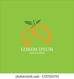 Mango vector image template logo