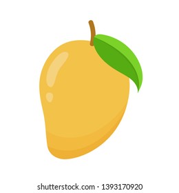 mango vector. mango on white background. symbol. logo design.