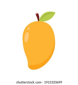 Mango Vector. Mango On White Background. Symbol. Logo Design.