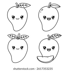 Mango vector. mango on white background. symbol. logo design.Garden fresh mango icon. mango fruits healthy lifestyle symbol template for graphic and web design collection logo vector illustration