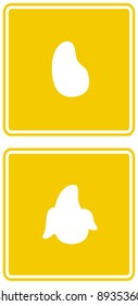 mangoes fruit sign