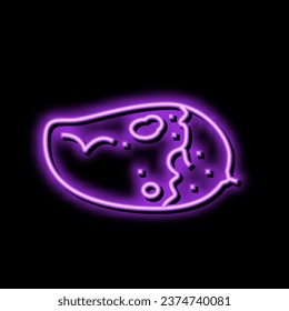 mangoes rotten food neon light sign vector. mangoes rotten food sign. isolated symbol illustration