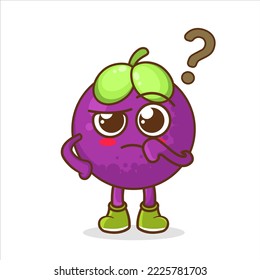 mangosteen confused with question mark