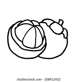 Mangosteen fruit
