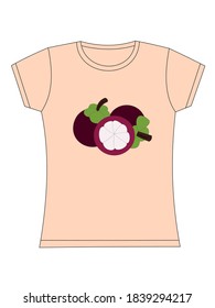 MANGOSTEEN FRUIT IN T SHIRT