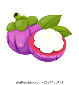 A mangosteen perfect for fruit theme