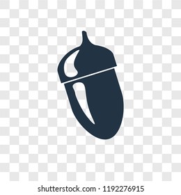 Mangosteen vector icon isolated on transparent background, Mangosteen transparency logo concept
